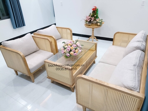 GHẾ SOFA MÂY INDOCHINE SELENA ĐƠN - SFG54
