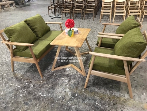 BÀN TRÀ GỖ TỰ NHIÊN CHÂN M - BTG17