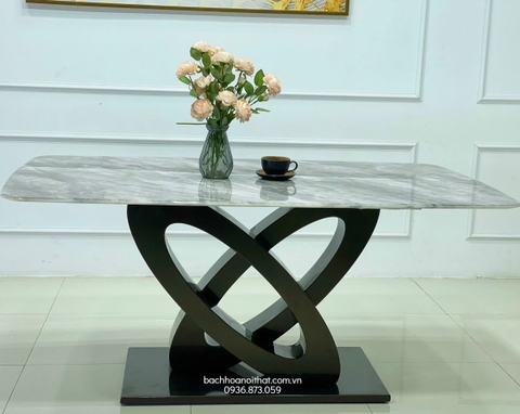 BÀN ĂN MẶT ĐÁ BẠCH NGỌC CAO CẤP - BAMD147