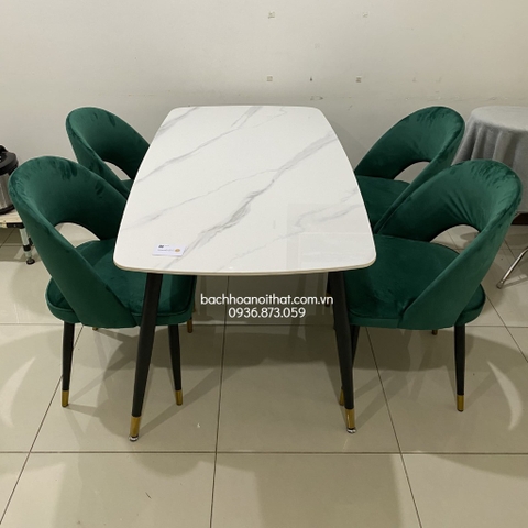BỘ BÀN ĂN 4 GHẾ MẶT ĐÁ NHẬP KHẨU - BBA14