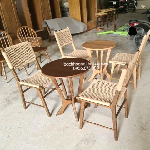 GHẾ ĂN GỖ ASH ĐAN DÂY - GAG65