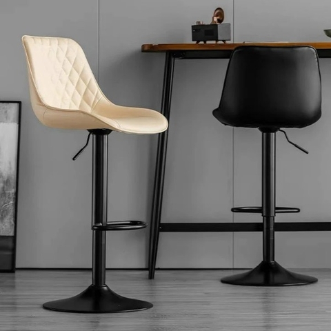 GHẾ BAR LOFT TRÁM CHÂN MÂM XOAY - BAR32