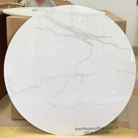 BÀN CAFE CHÂN INOX MẶT ĐÁ CERAMIC - BCF60