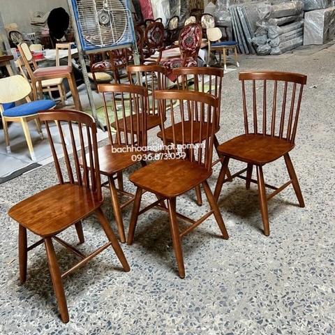 GHẾ GỖ 7 NAN GIÁ RẺ - GAG02