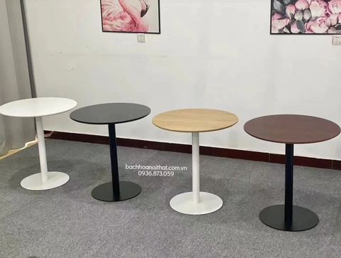 Bàn Caphe Giá Rẻ Mặt Gỗ MDF Chân Sắt - BCF85