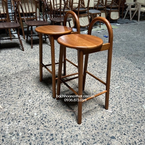 GHẾ BAR BOBBY STOOL GỖ ASH - BAR51