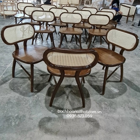 GHẾ VIENNA THONET TỰA MÂY - GAG38