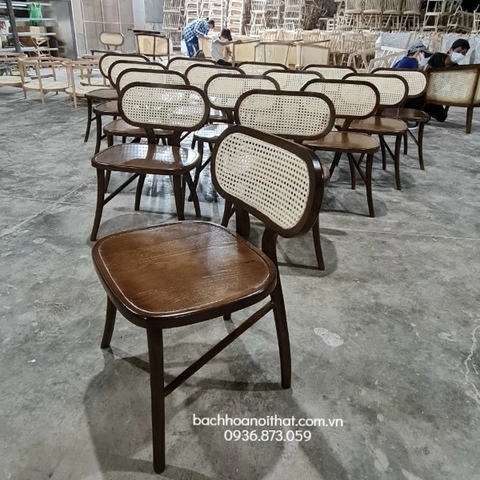 GHẾ VIENNA THONET TỰA MÂY - GAG38