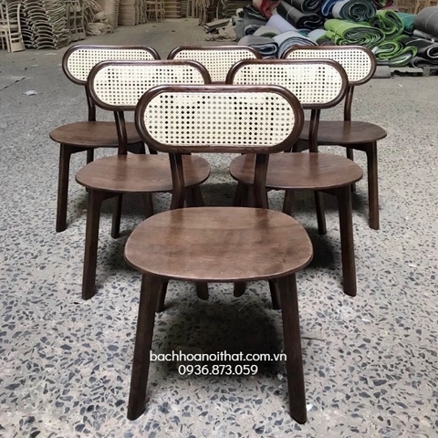 GHẾ ĂN GỖ ASH TỰA MÂY - GAG63