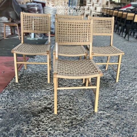 GHẾ ĂN GỖ ASH ĐAN DÂY - GAG65