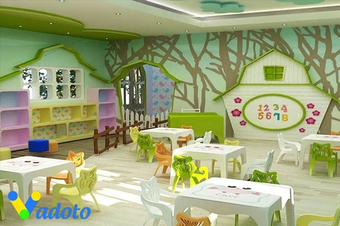 3+ mẫu thiết kế nội thất cho phòng học mầm non đẹp nhất hiện nay