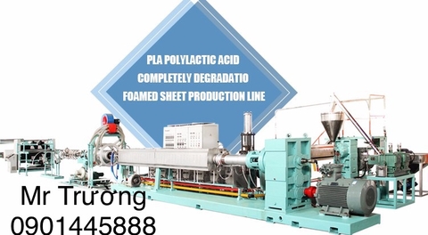 Máy cán màng xốp PLA tự huỷ thân thiện với môi trường