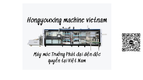 Máy hút định hình liên hoàn 3 trạm full servo