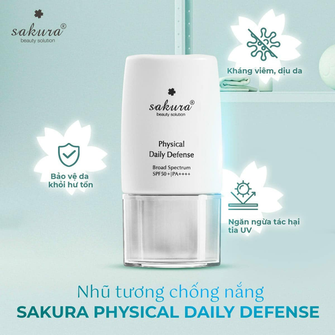 NHỮNG SAI LẦM THƯỜNG GẶP KHI SỬ DỤNG NHŨ TƯƠNG CHỐNG NẮNG VẬT LÝ NHẬT BẢN SAKURA PHYSICAL DAILY DEFENSE SPF50+ PA++++