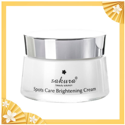 Kem dưỡng trắng da Sakura Spots Care Brightening Cream 45gr, dưỡng trắng, ngăn ngừa sạm nám