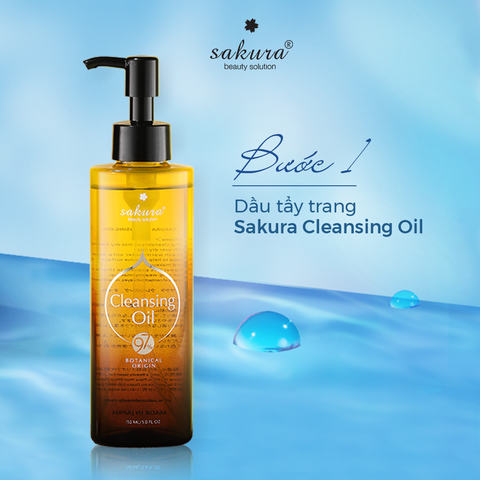 Dầu tẩy trang Sakura Cleansing Oil 150 ml - Tẩy trang nhật