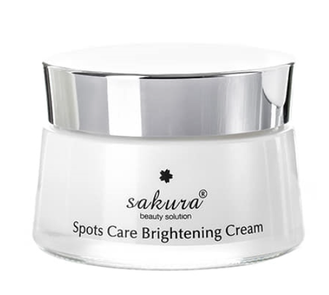 Kem dưỡng trắng da Sakura Spots Care Brightening Cream 45gr, dưỡng trắng, ngăn ngừa sạm nám