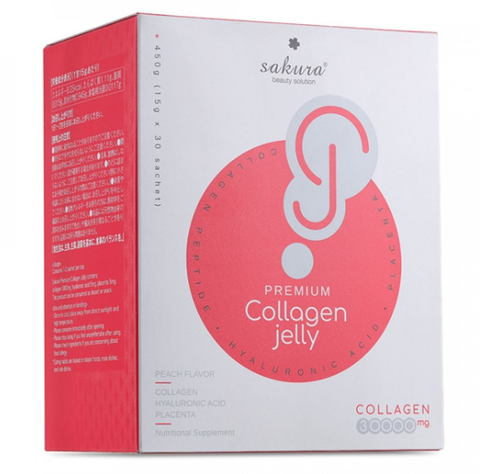 Sakura Premium Collagen Jelly - Thạch Collagen sáng da, chống lão hoá