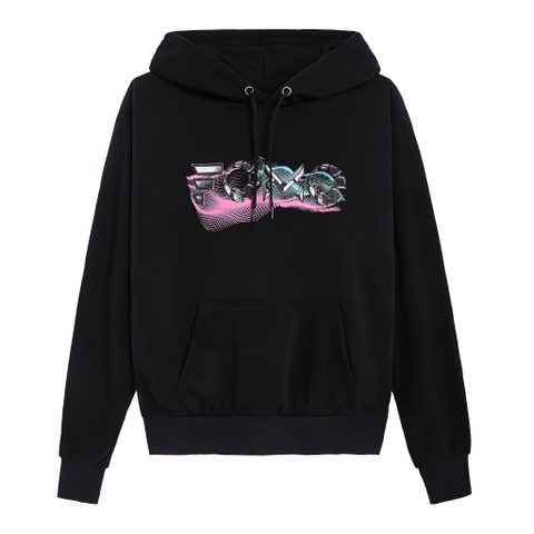 TRAUMA HOODIE/BLACK