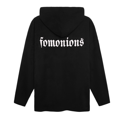 ANORAK HOODIE/White-Wording