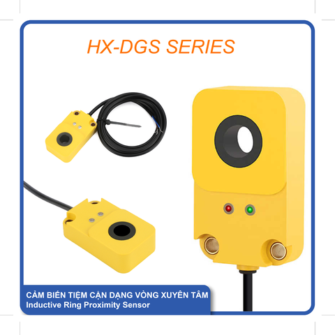 Cảm biến vòng phát hiện kim loại HX-DGS – Giải pháp đếm sản phẩm kim loại có kích thước nhỏ chính xác, ổn định