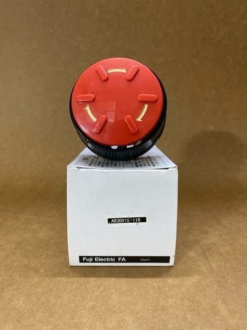 Công tắc dừng khẩn cấp FUJI AR30V1E-11R | Cổ 30mm, đường kính mũ 60mm