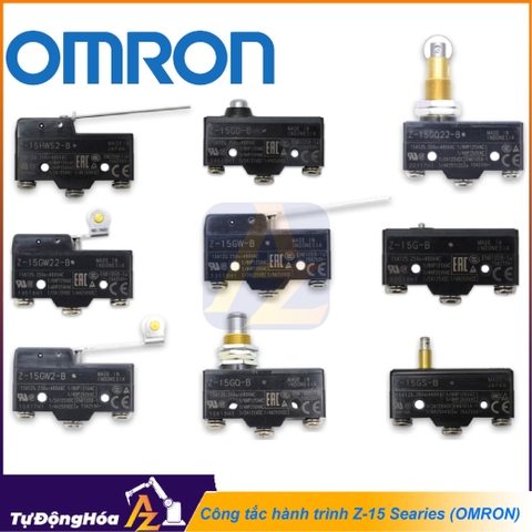 Công tắc hành trình OMRON Z-15 Series (3 chân - Nhựa - Đen - Nhỏ)