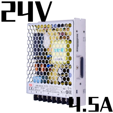 Meanwell LRS-100-24 Nguồn DC (24V 4.5A 100W)