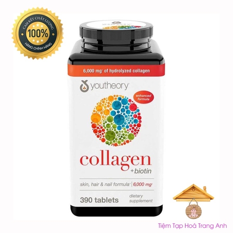 Viên uống Youtheory Collagen 390 viên