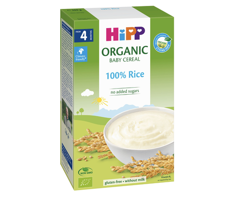 Bột ăn dặm Hipp Organic vị gạo nhũ nhi (4 tháng+)