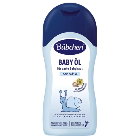 Dầu massage thuần chay Bubchen Baby Oil 200ml (0m +)