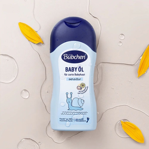Dầu massage thuần chay Bubchen Baby Oil 200ml (0m +)