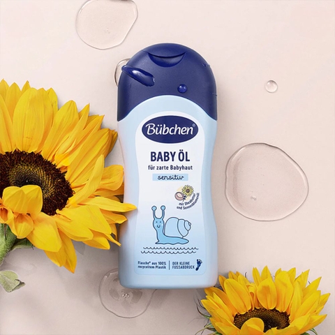 Dầu massage thuần chay Bubchen Baby Oil 200ml (0m +)