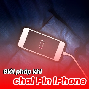Giải pháp khi chai pin iPhone