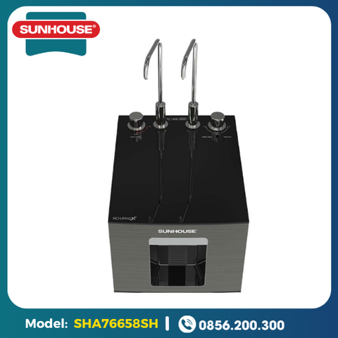 Máy Lọc Nước 4 Chế Độ Nóng - Lạnh - RO - Hydrogen Ion Kiềm UltraX Sunhouse 11 Lõi SHA76658SH 11 Lõi