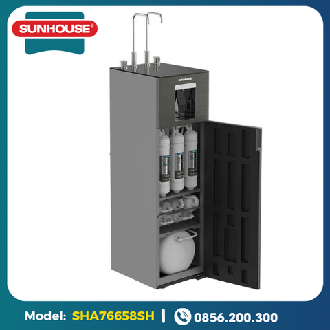 Máy Lọc Nước 4 Chế Độ Nóng - Lạnh - RO - Hydrogen Ion Kiềm UltraX Sunhouse 11 Lõi SHA76658SH 11 Lõi