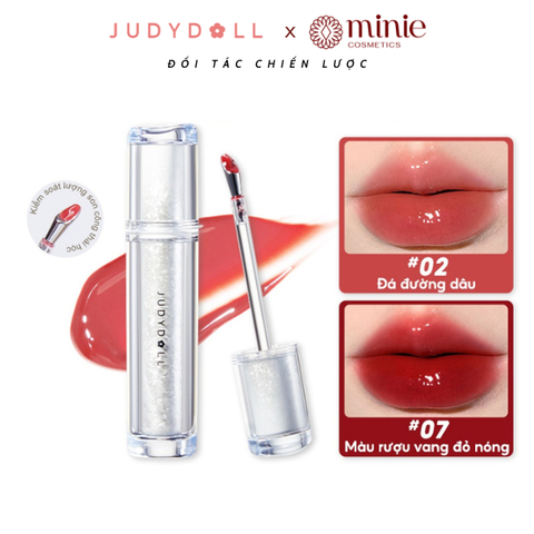 Son bóng dưỡng ẩm môi Judydoll Ice-Iron Watery Glow Lip Gloss