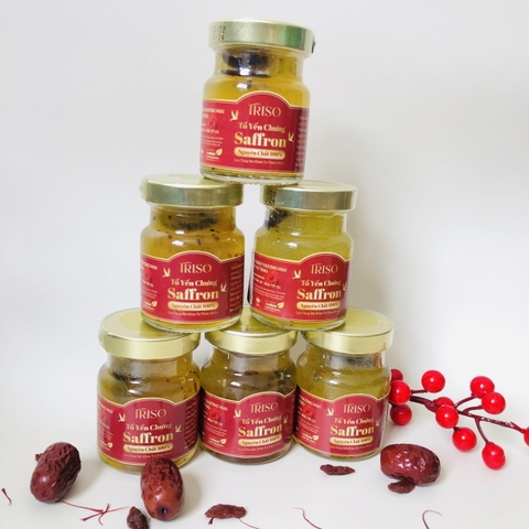 Hủ Yến Chưng Saffron Táo Đỏ Hạt Chia