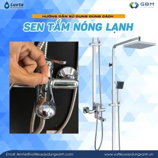 Hướng dẫn sử dụng sen tắm nóng lạnh đúng cách