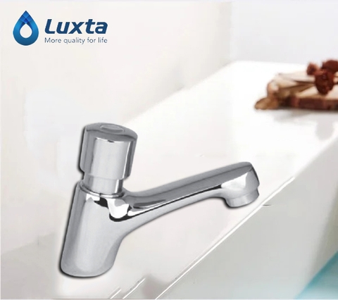 Vòi lavabo tay nhấn L1105- Sản phẩm thiết yếu giúp tiết kiệm tài nguyên nước quý giá.