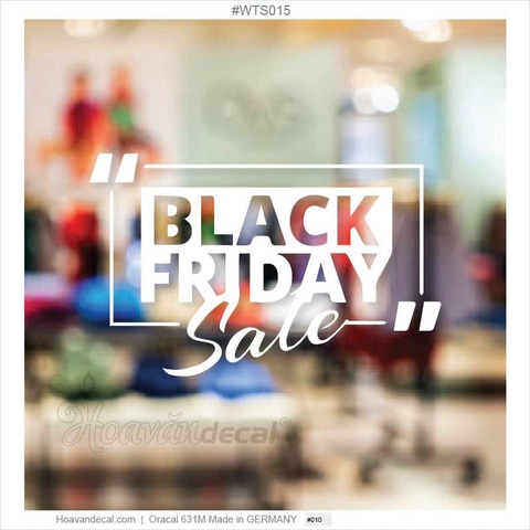 Decal Dán Kính Giảm Giá Black Friday Sale