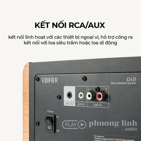 loa edifier 12 loa bluetooth hai phong phuong linh audio