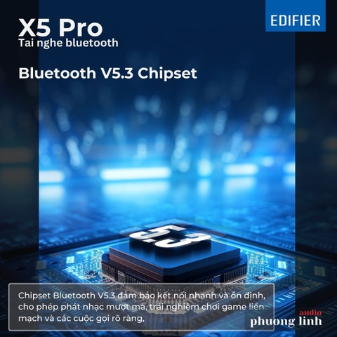 EDIFIER X5 PRO Tai nghe bluetooth chống ồn chủ động - BH 12 tháng