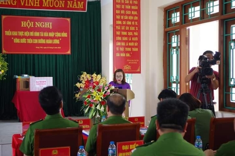 Xây dựng mô hình tái hoà nhập cộng đồng