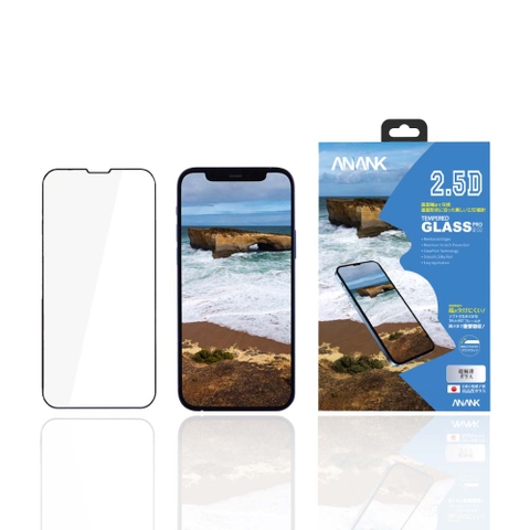 Miếng dán cường lực ANANK trong suốt có viền đen cho iPhone 11 series