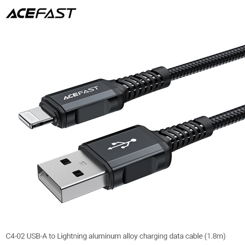 Cáp ACEFAST Lightning (1.8m) - C4-02