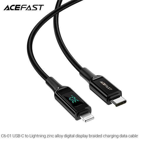 Cáp ACEFAST Type C to Lightning (1.2m) - C6-01