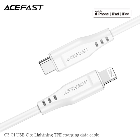 Cáp ACEFAST Type C to Lightning (1.2m) - C3-01