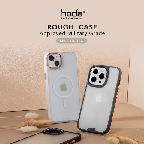 Ốp lưng ROUGH HODA tương thích Magsafe cho iPhone 14 series