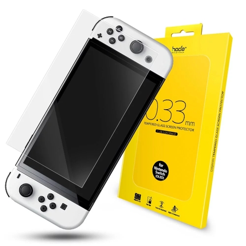 Miếng dán cường lực HODA trong suốt cho Nintendo Switch OLED